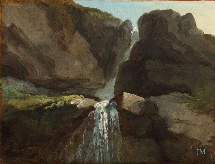 Study of the Geltenbach Falls in the Lauenen Valley